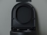 CERAMICA NOVA  METROPOL Унитаз приставной безободковый с ультратонким сиденьем с микролифтом, чёрный матовый. CN4004MB