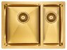 Paulmark ZUSAT Мойка для кухни 59х44 левая брашированное золото PM225944-BGL