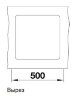 BLANCO SUBLINE 400-F Мойка для кухни SILGRANIT® PuraDur®, чёрный. 525988