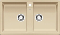 BLANCO ZIA 9 Compact Мойка для кухни 86х50 SILGRANIT® PuraDur®, шампань. 516680