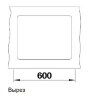 BLANCO SUBLINE 500-F Мойка для кухни SILGRANIT® PuraDur®, чёрный. 525994