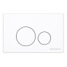 CERAMICA NOVA Комплект 4 в 1: инсталляция с кнопкой смыва Round, белый, унитаз Balearica безободковый, сидение с микролифтом, шумоизоляция. CN6000_1001W_1000